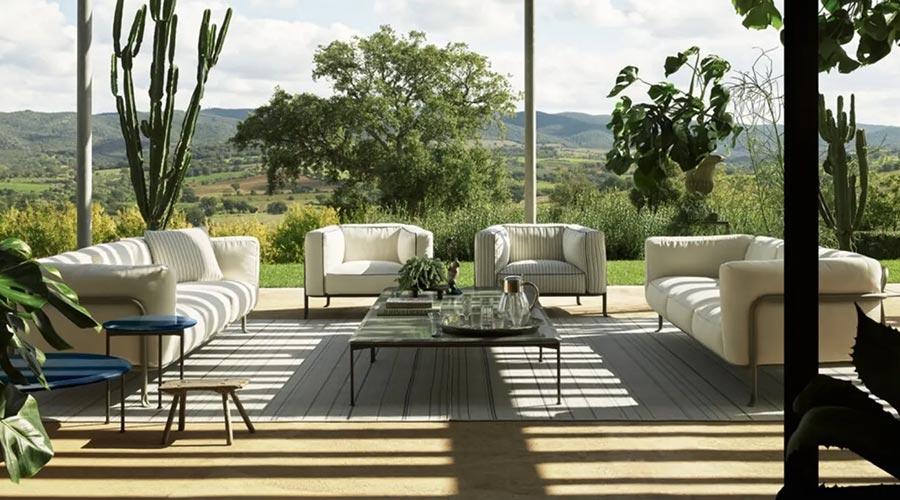 Borea B&B Italia - B&B Italia Outdoor sofas and armchairs - B&B Italia Como